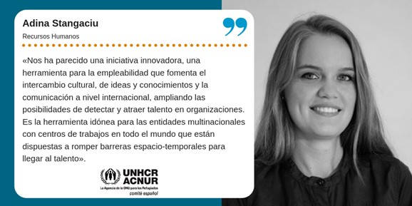 Testimonio Feria Empleo UNIR ACNUR Testimonio