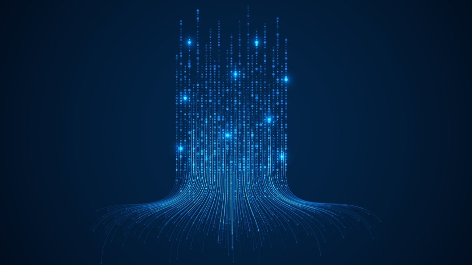 Concepto de visualización de Big Data. Información de red neuronal artificial