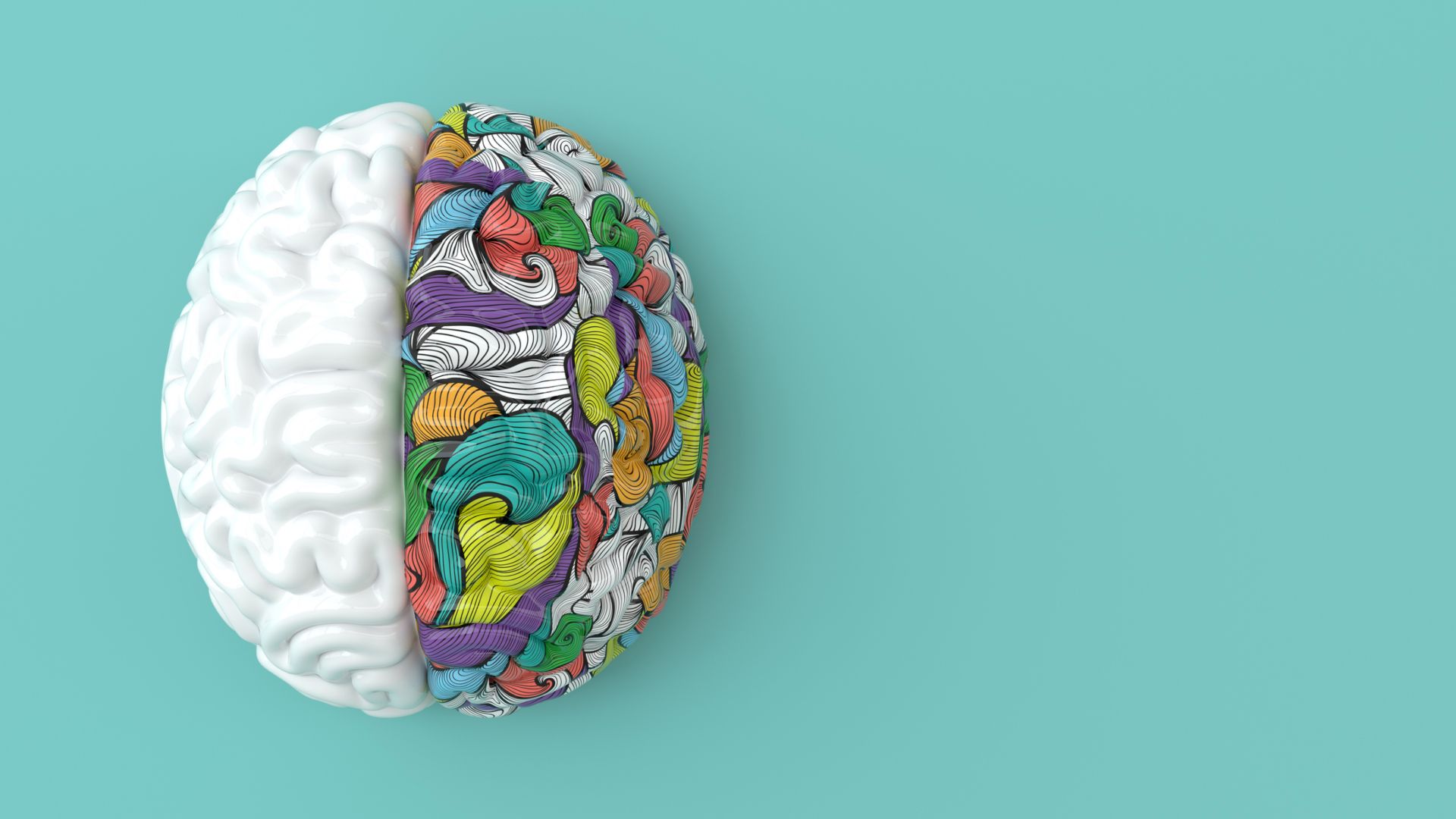 Síndrome de Savant - imagen 3D cerebro