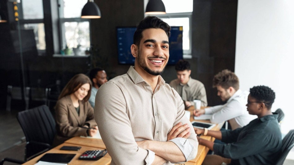 Product manager sonriendo