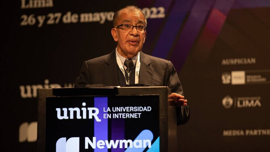 Hugo Díaz Díaz, expresidente del Consejo Nacional de Educación del Perú y miembro del Consejo Asesor de UNIR en Perú. 