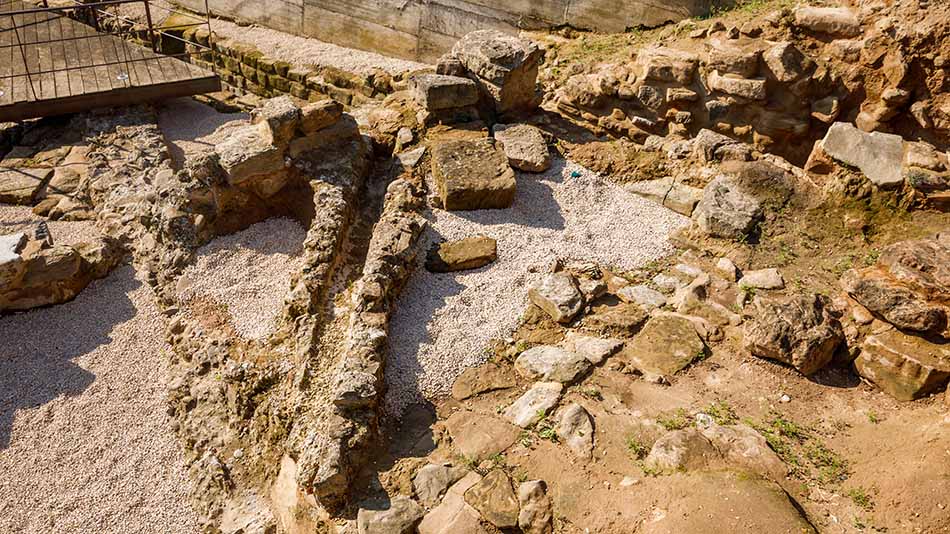 Yacimiento romano de La Clínica