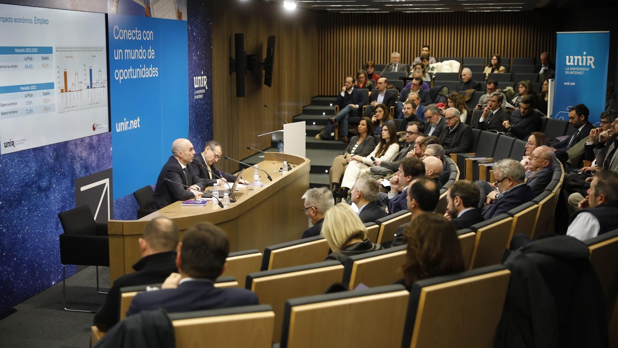 José Antonio Clemente y Luis Manuel Cerdá, en la presentación del Informe PYME 2022.