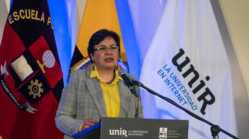 Florinella Muñoz, rectora de la EPN.