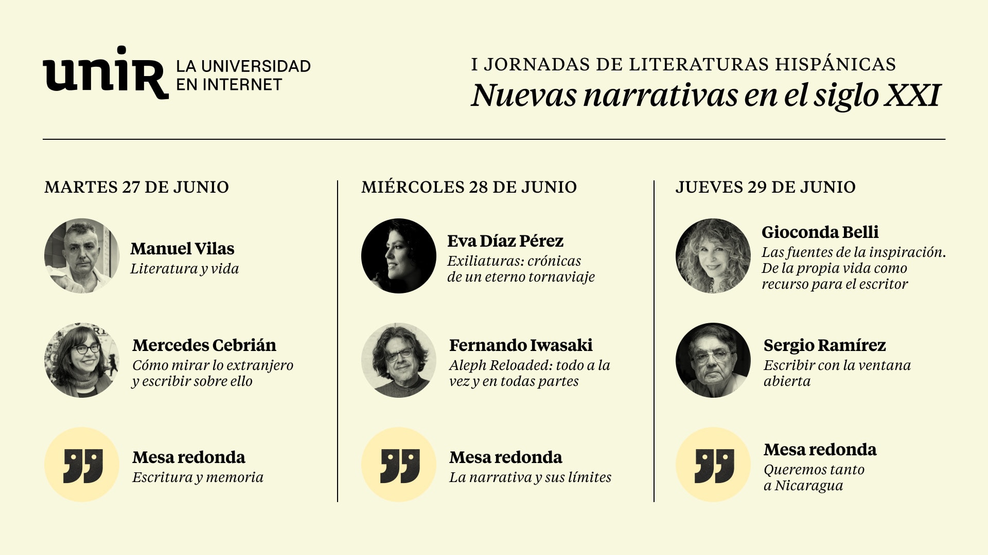 I Jornadas de Literaturas Hispánicas