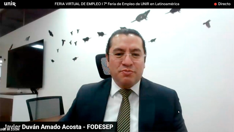  Javier Duván Amado, gerente del Fondo de Desarrollo de la Educación (FODESEP).