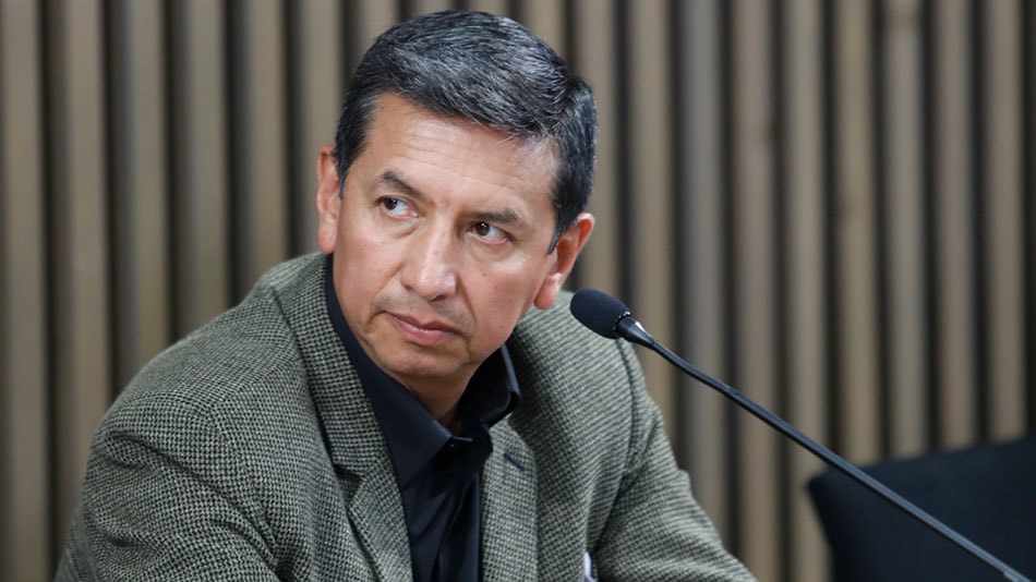 Víctor Villavicencio, rector de la Universidad de las Fuerzas Armadas ESPE.
