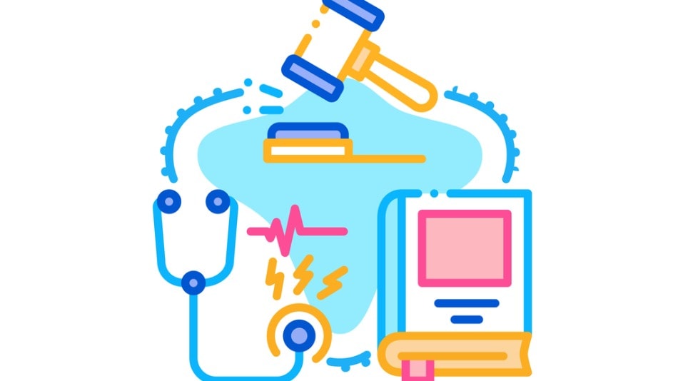 Dibujo deL concepto de ética médica