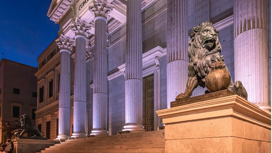 Fachada del Congreso de Diputados