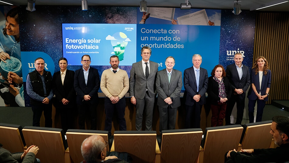 Foto de familia de ponentes y organizadores de la jornada.