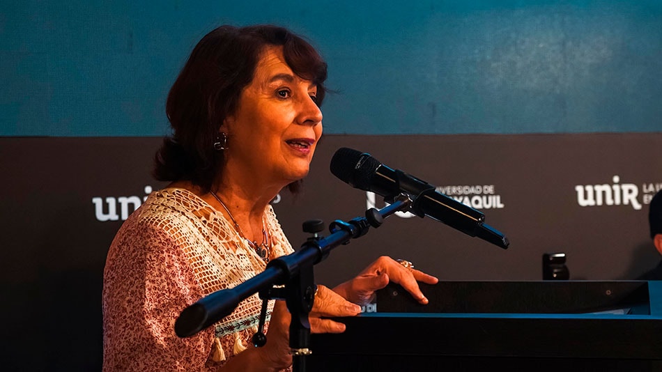 Rosalía Arteaga, presidenta de la Universidad Internacional de La Rioja (UNIR) en Ecuador.