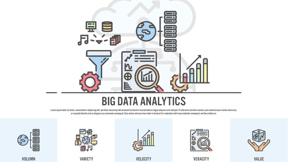 Concepto de macrodatos-ilustración vectorial