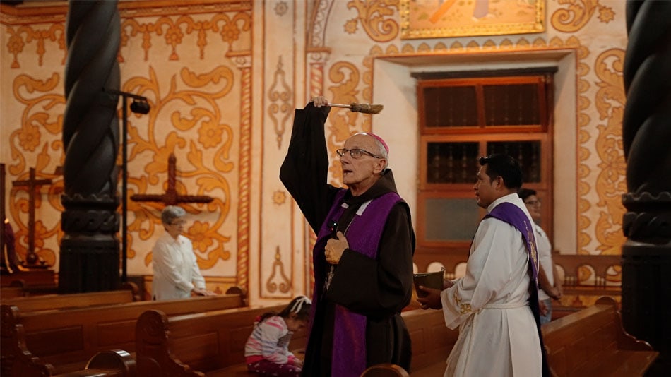 monseñor Antonio Reimann Panic, obispo del Vicariato Apostólico de Ñuflo de Chávez,