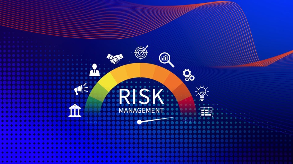 Icono concepto de Risk Management 