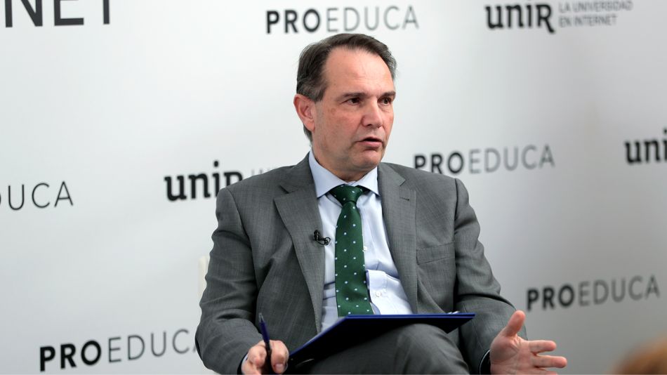 Óscar García, rector de la Universidad Politécnica de Madrid en UNIR.
