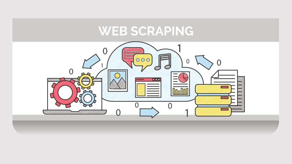 Ilustración concepto de Web Scraping
