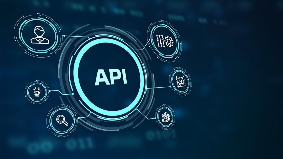 Ilustración concepto de API Key