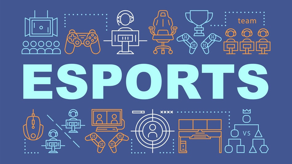 Ilustración concepto de Esports