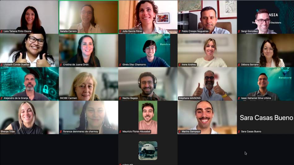 Participantes y jurado de Demo Day.