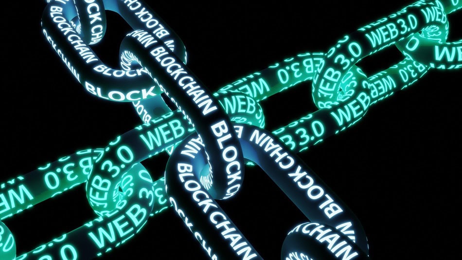 Ilustración entre la tecnología WEB 3.0 y la tecnología blockchain