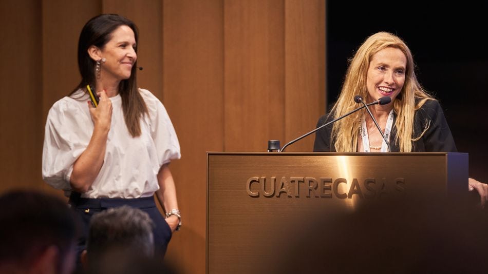 Rosa Rodríguez del Tronco, fundadora y CEO de Dictea y Helen Wilkinson, directora del Área Executive de UNIR.