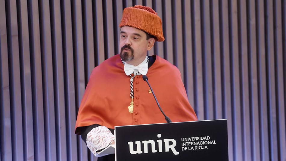 Pablo Moreno, vicerrector de Investigación de UNIR, abrió la sesión