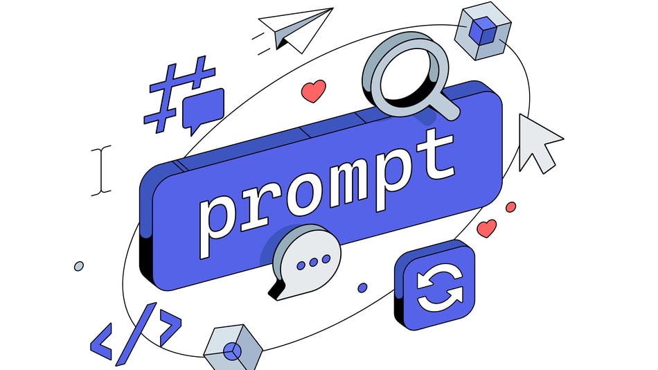 Ilustración concepto de Prompt 