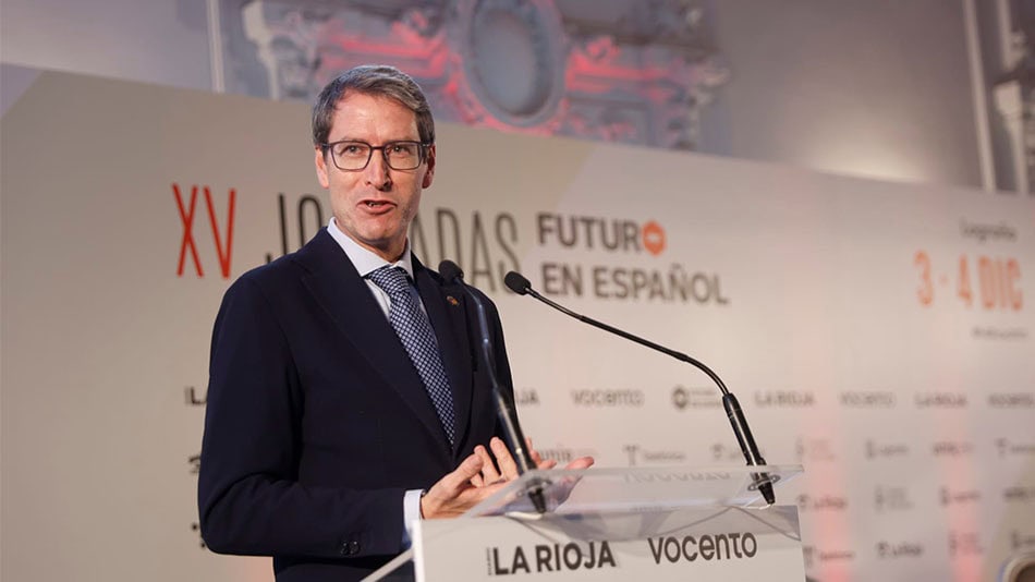 Gonzalo Capellán, presidente de la Comunidad Autónoma de La Rioja.