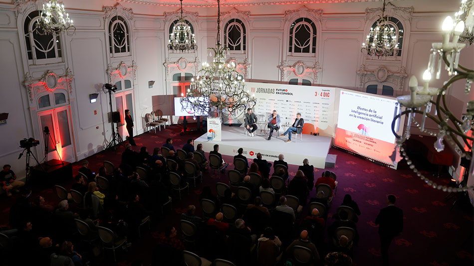 Un año más, 'Futuro en Español' se inauguró en el Círculo Logroñés.