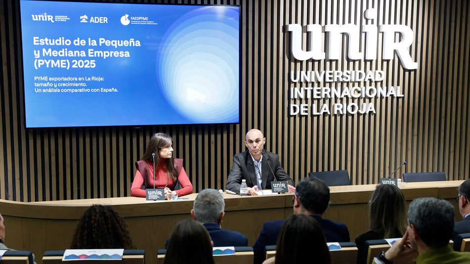 María Blanco y José María Clemente durante la presentación del Estudio.