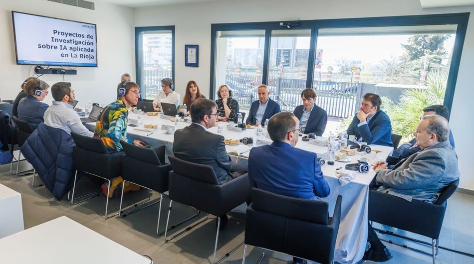 Reuni&oacute;n de trabajo celebrada el mi&eacute;rcoles en el rectorado de UNIR.