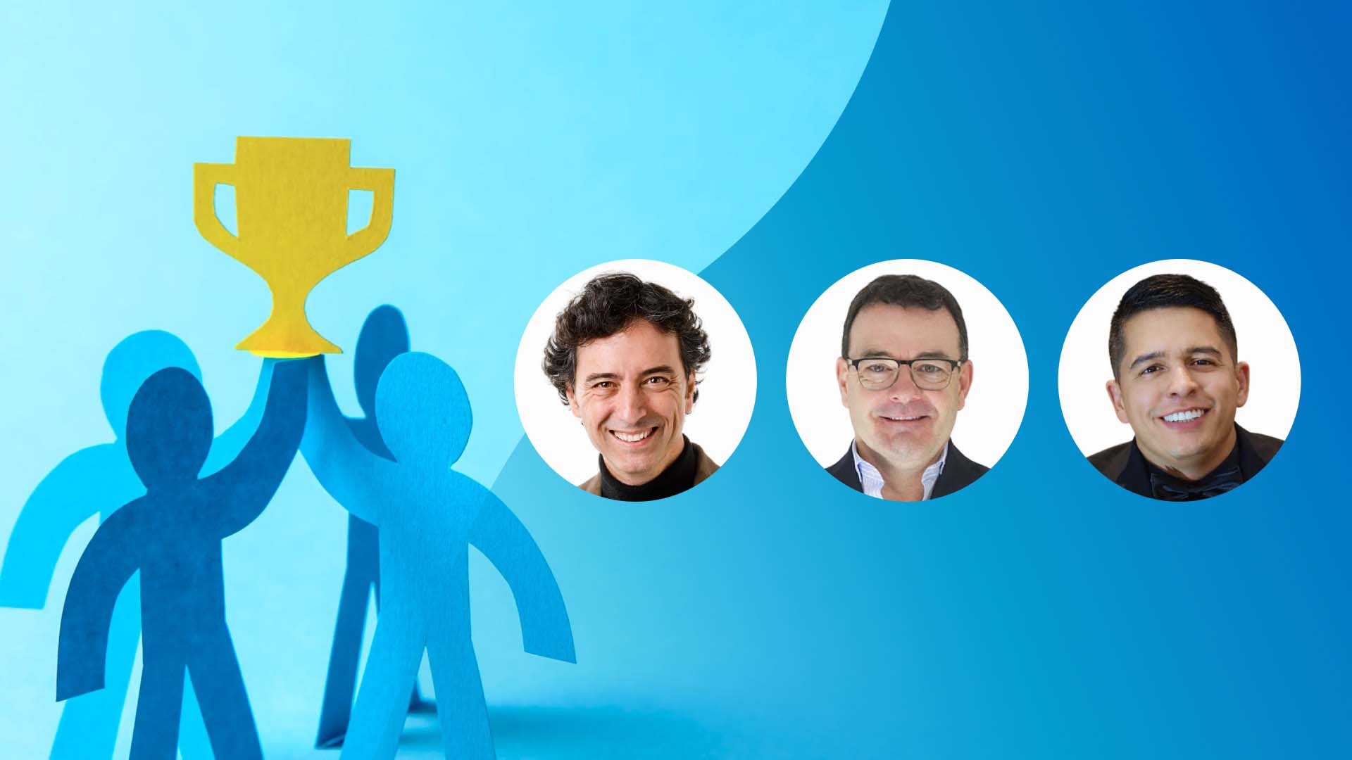 Andrés Pascual, Ramón Sanjurjo y Andrés Henao, ponentes del evento.