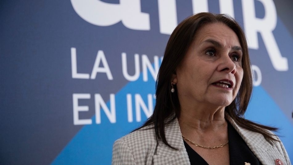 La Ing. Lourdes del Pilar Carreras Caprile durante su intervención.