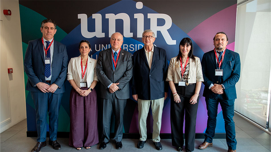 De izquierda a derecha: Rafael Pastor, Loreta Lancellotti, Santiago González, Rafael Puyol, Marisol Urrutia y Juan Luis Palma.