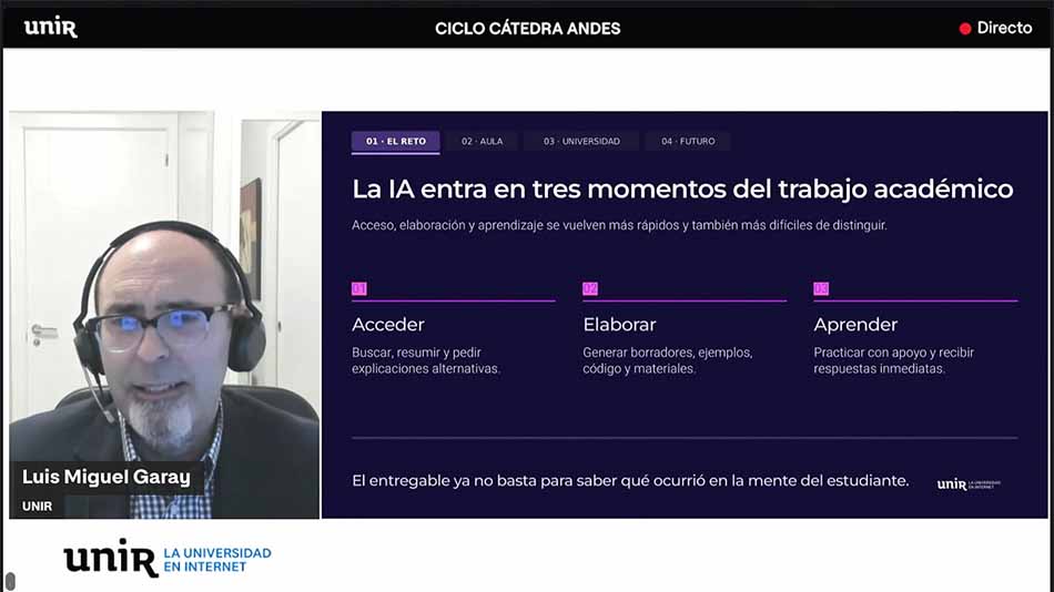 Luis Miguel Garay expone sobre el tema elegido para esta edición.