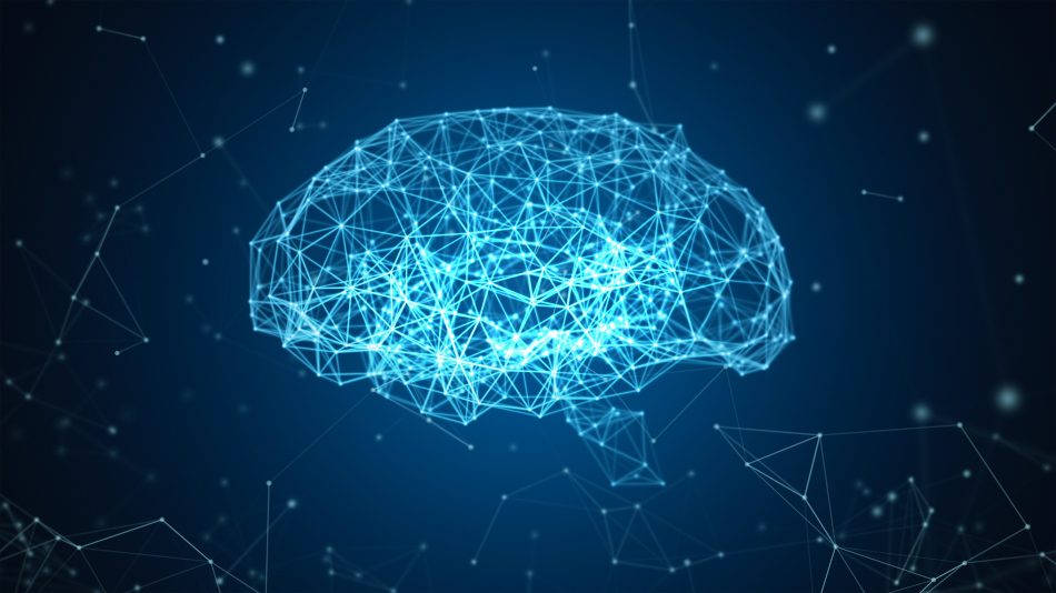 síndromes neurológicos - Imagen de cerebro con datos digitales